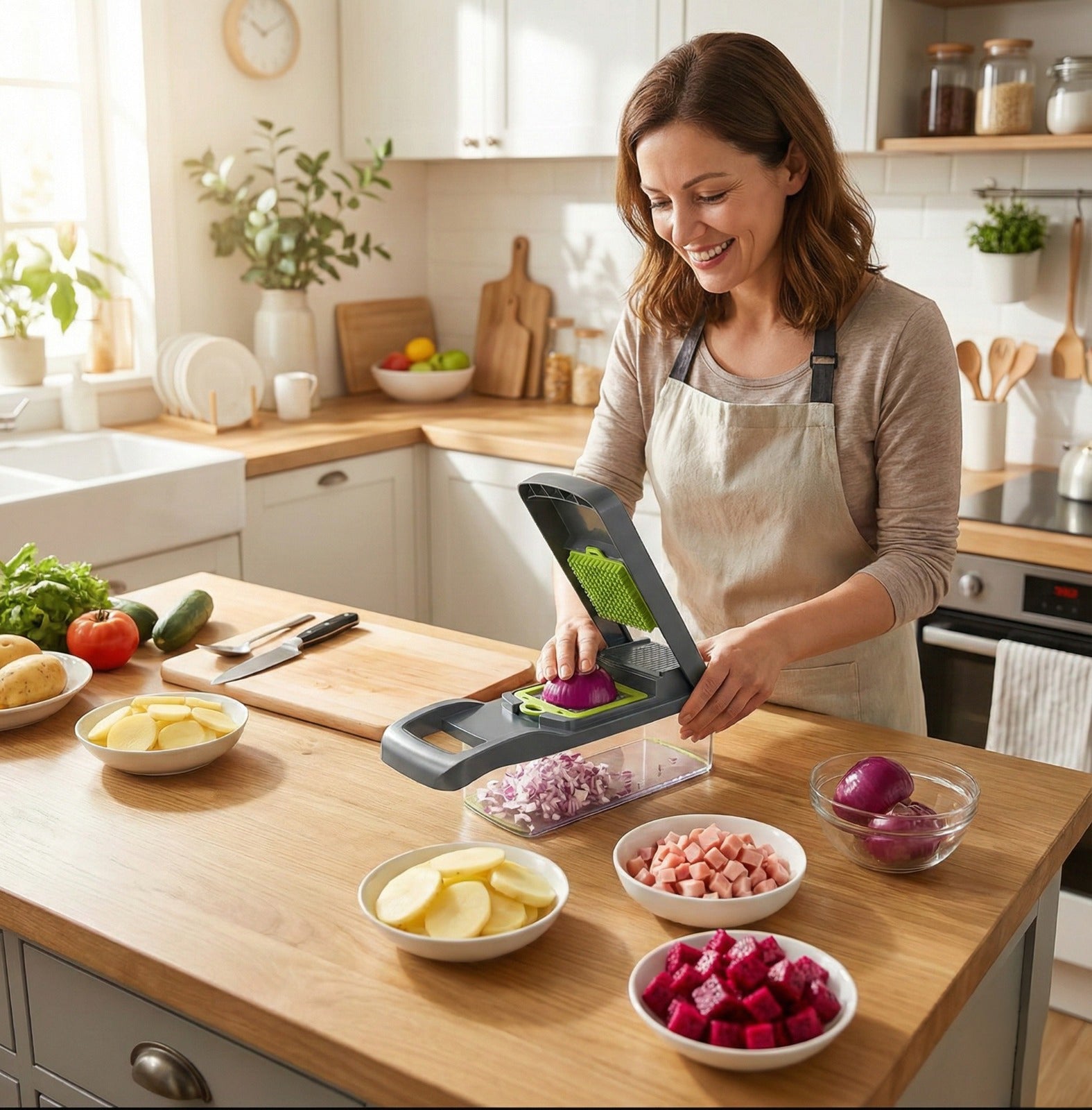 16-in-1 Vegetable Slicer & Chopper