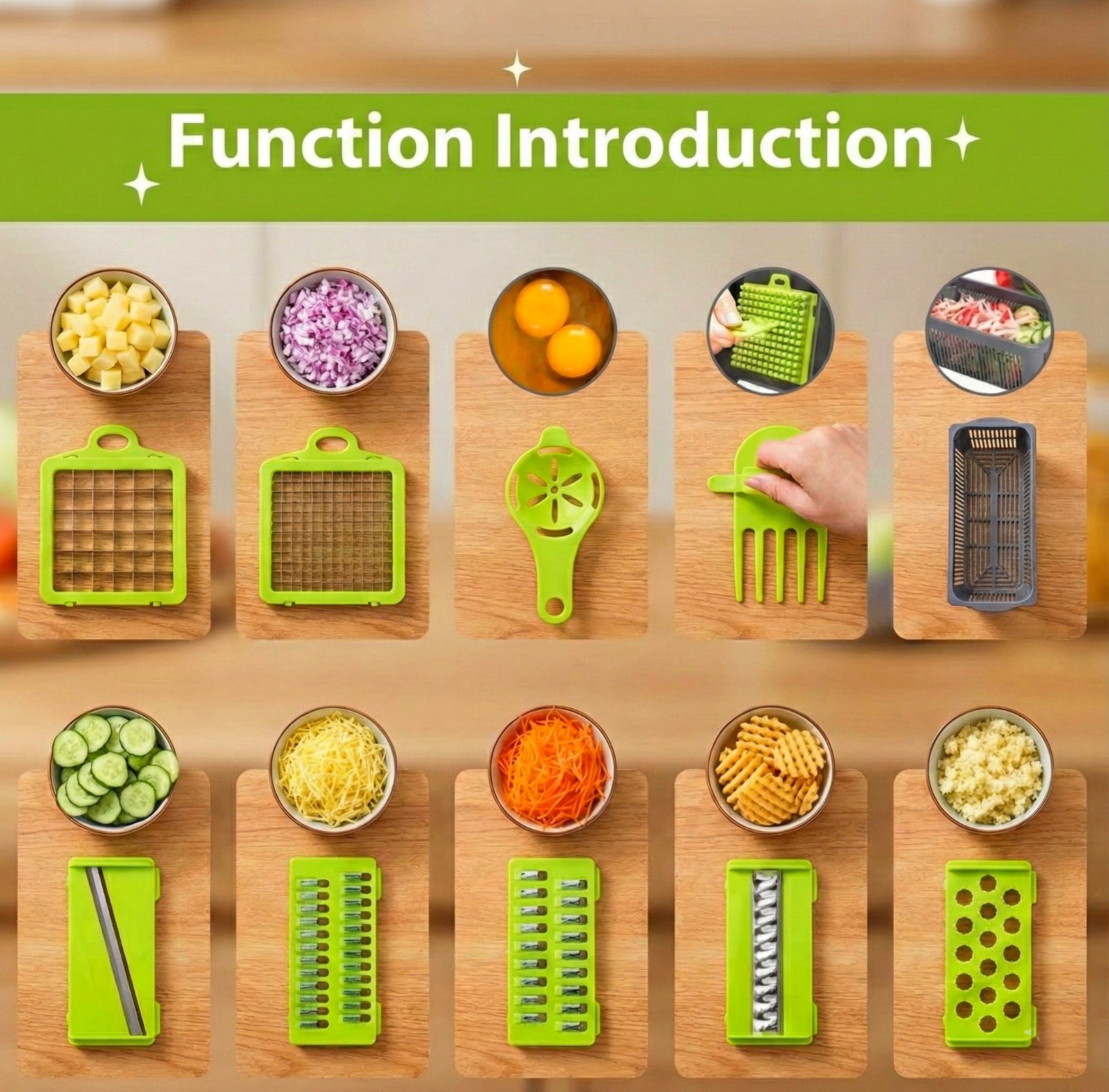 16-in-1 Vegetable Slicer & Chopper